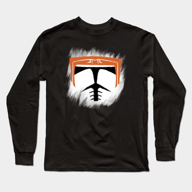 Cody Helmet Design Long Sleeve T-Shirt by Kochu